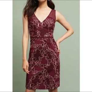 ANTHROPOLOGIE Moulinette Soeurs embroidered floral dress 🌺